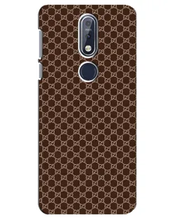 Чохол для Nokia 7.1 (2018) з картинкою «Gucci — шоколадна сітка» Чохол для Nokia 7.1 (2018) з картинкою «Gucci — шоколадна сітка»