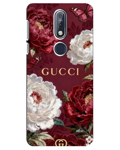 Чохол для Nokia 7.1 (2018) з картинкою «Gucci — бордові троянди» Чохол для Nokia 7.1 (2018) з картинкою «Gucci — бордові троянди»