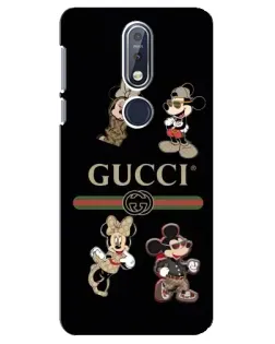 Чохол для Nokia 7.1 (2018) з картинкою «Gucci — герої Disney та монограма» Чохол для Nokia 7.1 (2018) з картинкою «Gucci — герої Disney та монограма»
