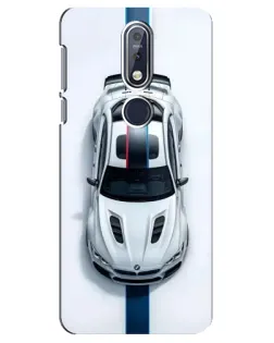 Чехол для Nokia 7.1 (2018) с картинкой «Вид сверху — BMW M»