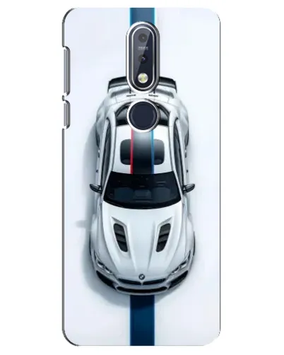 Чехол для Nokia 7.1 (2018) с картинкой «Вид сверху — BMW M»