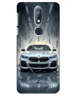 Чехол для Nokia 7.1 (2018) с картинкой «BMW в свете фар»