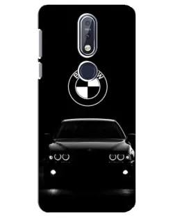Чехол для Nokia 7.1 (2018) с картинкой «BMW — взгляд из темноты»