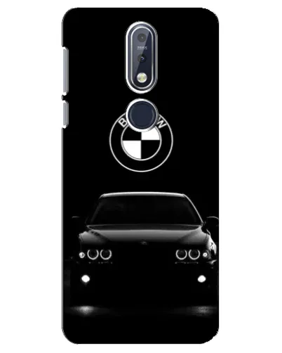 Чехол для Nokia 7.1 (2018) с картинкой «BMW — взгляд из темноты»