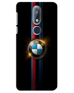 Чехол для Nokia 7.1 (2018) с картинкой «BMW M-Power неон»