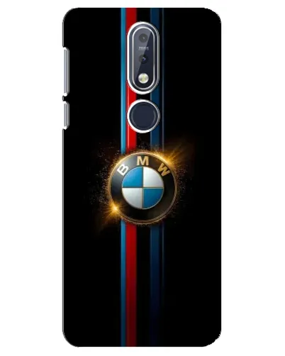 Чехол для Nokia 7.1 (2018) с картинкой «BMW M-Power неон»