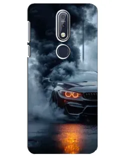 Чехол для Nokia 7.1 (2018) с картинкой «BMW M-Power — абстракция»