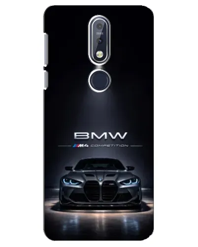 Чехол для Nokia 7.1 (2018) с картинкой «BMW сквозь ночной город» Чехол для Nokia 7.1 (2018) с картинкой «BMW сквозь ночной город»