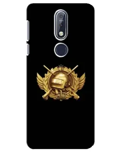 Чехол для Nokia 7.1 (2018) с картинкой «PUBG — оранжевый градиент» Чехол для Nokia 7.1 (2018) с картинкой «PUBG — оранжевый градиент»