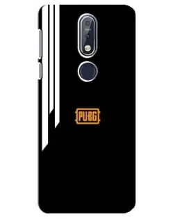 Чехол для Nokia 7.1 (2018) с картинкой «PUBG — вертикальные линии» Чехол для Nokia 7.1 (2018) с картинкой «PUBG — вертикальные линии»