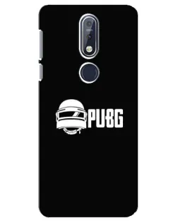 Чехол для Nokia 7.1 (2018) с картинкой «PUBG — классический лого»