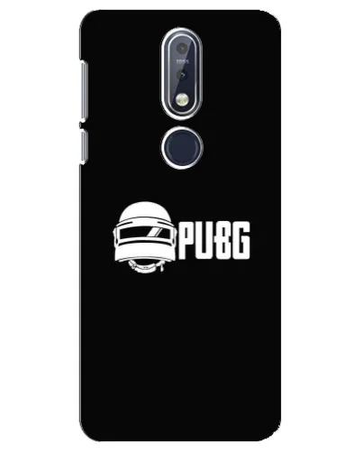 Чехол для Nokia 7.1 (2018) с картинкой «PUBG — классический лого»