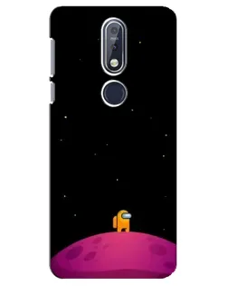 Чехол для Nokia 7.1 (2018) с картинкой «Одинокий герой на планете» Чехол для Nokia 7.1 (2018) с картинкой «Одинокий герой на планете»