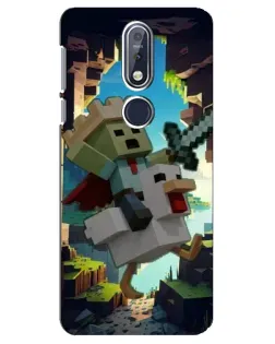 Чехол для Nokia 7.1 (2018) с картинкой «Стив и гусь» Чехол для Nokia 7.1 (2018) с картинкой «Стив и гусь»