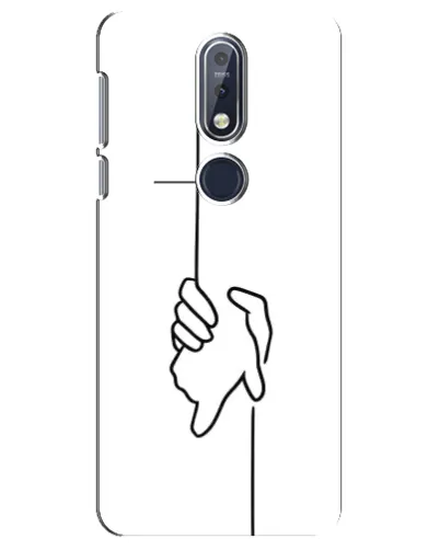 Чехол для Nokia 7.1 (2018) с картинкой «Рука держит» Чехол для Nokia 7.1 (2018) с картинкой «Рука держит»
