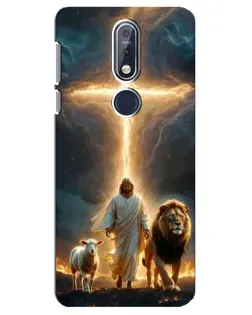 Чохол для Nokia 7.1 (2018) з картинкою «Лев Юди та Світло»