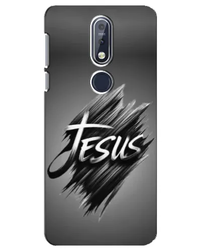 Чехол для Nokia 7.1 (2018) с картинкой «Надпись Jesus Graffiti» Чехол для Nokia 7.1 (2018) с картинкой «Надпись Jesus Graffiti»