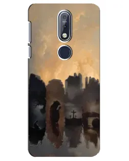 Чехол для Nokia 7.1 (2018) с картинкой «Дорога к вере»