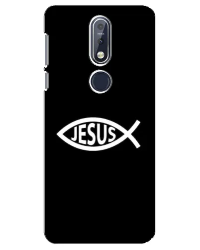Чехол для Nokia 7.1 (2018) с картинкой «Классический Jesus» Чехол для Nokia 7.1 (2018) с картинкой «Классический Jesus»
