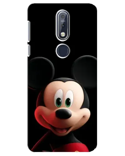 Чехол для Nokia 7.1 (2018) с картинкой «Улыбающийся Микки Маус»