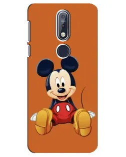 Чехол для Nokia 7.1 (2018) с картинкой «Микки отдыхает»