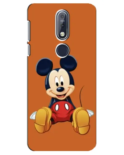 Чехол для Nokia 7.1 (2018) с картинкой «Микки отдыхает»