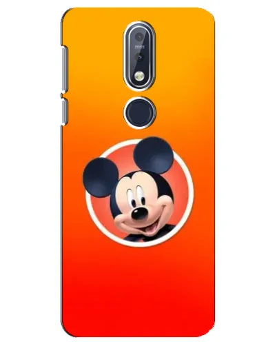 Чехол для Nokia 7.1 (2018) с картинкой «Mickey в круге»
