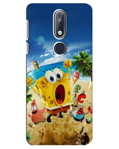 Чехол для Nokia 7.1 (2018) с картинкой «Развлечения на пляже»