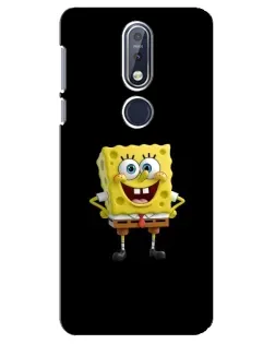 Чехол для Nokia 7.1 (2018) с картинкой «Классический Губка Боб»