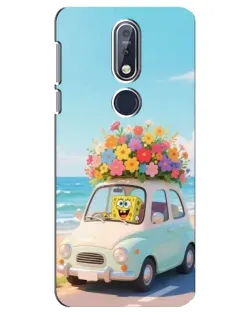 Чехол для Nokia 7.1 (2018) с картинкой «Автомобильное путешествие»