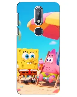 Чехол для Nokia 7.1 (2018) с картинкой «Отдых на пляже»
