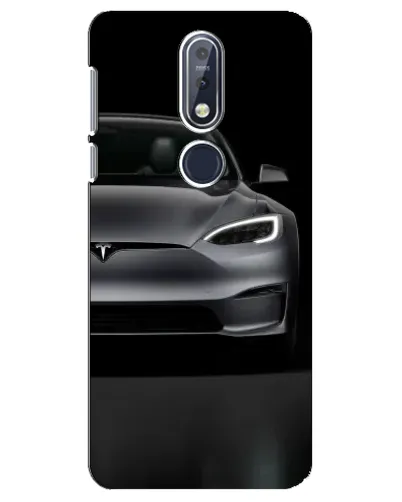 Чехол для Nokia 7.1 (2018) с картинкой «Tesla Model S Look» Чехол для Nokia 7.1 (2018) с картинкой «Tesla Model S Look»