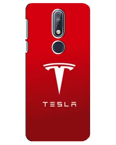 Чехол для Nokia 7.1 (2018) с картинкой «Tesla Red Classic» Чехол для Nokia 7.1 (2018) с картинкой «Tesla Red Classic»