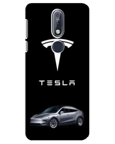 Чехол для Nokia 7.1 (2018) с картинкой «Tesla Model Y» Чехол для Nokia 7.1 (2018) с картинкой «Tesla Model Y»