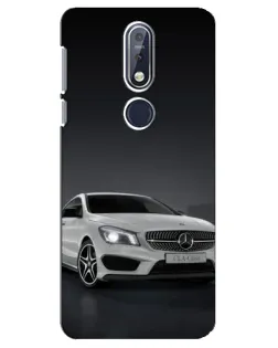 Чехол для Nokia 7.1 (2018) с картинкой «Mercedes AMG GT Silver»