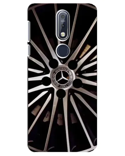 Чехол для Nokia 7.1 (2018) с картинкой «Диск Mercedes»