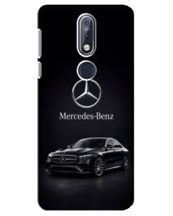 Чехол для Nokia 7.1 (2018) с картинкой «Mercedes — решетка радиатора»
