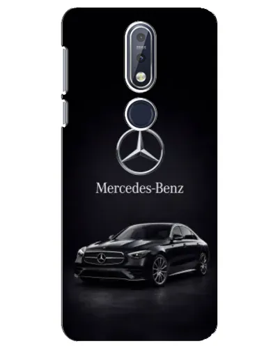 Чехол для Nokia 7.1 (2018) с картинкой «Mercedes — решетка радиатора»