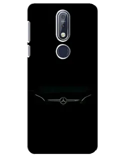 Чехол для Nokia 7.1 (2018) с картинкой «Mercedes Stealth Look»