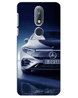 Чехол для Nokia 7.1 (2018) с картинкой «Mercedes EQ — будущее»