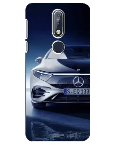 Чехол для Nokia 7.1 (2018) с картинкой «Mercedes EQ — будущее»