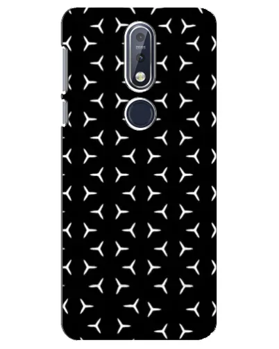 Чехол для Nokia 7.1 (2018) с картинкой «Mercedes паттерн звезд» Чехол для Nokia 7.1 (2018) с картинкой «Mercedes паттерн звезд»
