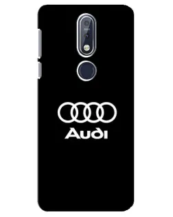 Чехол для Nokia 7.1 (2018) с картинкой «Классическое лого Audi»