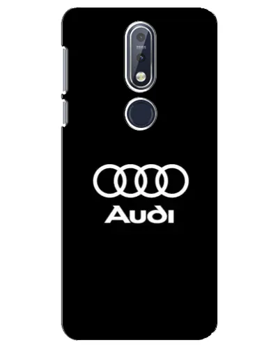 Чехол для Nokia 7.1 (2018) с картинкой «Классическое лого Audi»