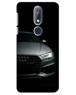 Чехол для Nokia 7.1 (2018) с картинкой «Audi — детализация кузова»