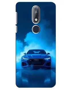 Чехол для Nokia 7.1 (2018) с картинкой «Audi — голубая энергия»