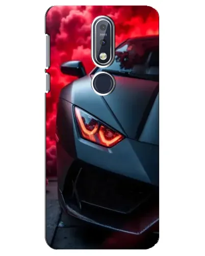 Чехол для Nokia 7.1 (2018) с картинкой «Lamborghini красное сияние» Чехол для Nokia 7.1 (2018) с картинкой «Lamborghini красное сияние»