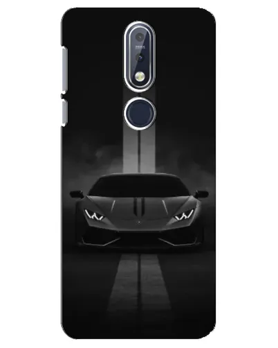 Чехол для Nokia 7.1 (2018) с картинкой «Lamborghini симметрия дорог» Чехол для Nokia 7.1 (2018) с картинкой «Lamborghini симметрия дорог»