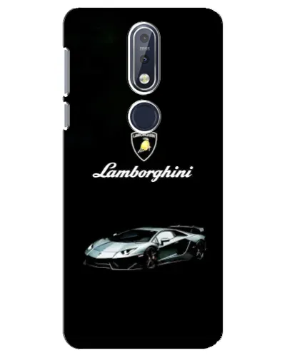Чехол для Nokia 7.1 (2018) с картинкой «Логотип Lamborghini классика» Чехол для Nokia 7.1 (2018) с картинкой «Логотип Lamborghini классика»