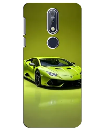 Чехол для Nokia 7.1 (2018) с картинкой «Салатовый Lamborghini Huracan» Чехол для Nokia 7.1 (2018) с картинкой «Салатовый Lamborghini Huracan»